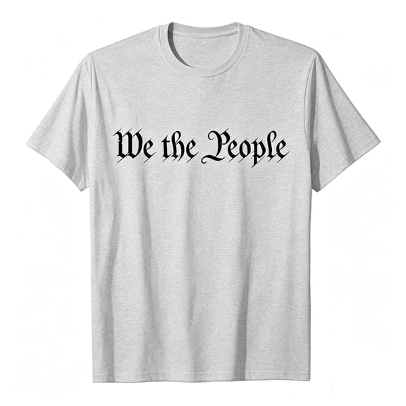 Men’s We the People Patriotic T-Shirt, Classic American Heritage Short Sleeve Graphic Tee