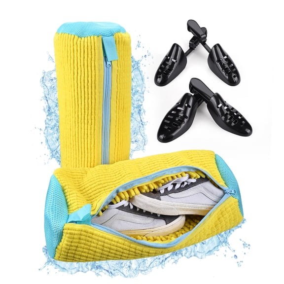 MMOBIEL Shoe Washing Bags 2 Pack with Shoe Trees