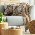 thumbnail image 5 of Ambesonne Rustic Throw Pillow Cover 2 Pack, Vintage Rural American Barn, 24", Tan Dark Salmon, 5 of 7