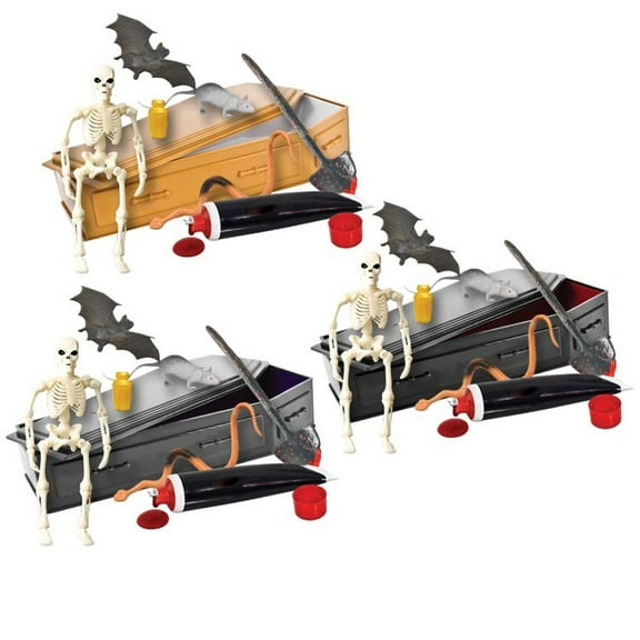 Set of all 3 ULTIMATE Coffin Playsets for WWE & AEW Wrestling Action Figures