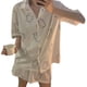 thumbnail image 4 of Conjunto de pijama para mujer, conjunto de pijama para mujer, conjunto de pijama de verano blanco, pijama de dos piezas, rendimiento confiable, 4 of 9
