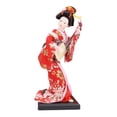 thumbnail image 3 of Muñeca geisha japonesa étnica, figura coleccionable, estilo vintage, colección artesanal. Estilo H, 3 of 9