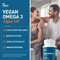 thumbnail image 3 of Dr. Tobias Vegan Omega 3 Supplement, 1400mg Algae Oil, 420mg DHA, and 210mg EPA per serving, Non-GMO, Gluten-Free, Carrageenan-Free, 60 Capsules, 30 Servings, 3 of 9