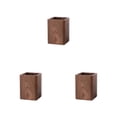 thumbnail image 4 of Tholdsy Wooden Stationery Organizer, Square Pen Holder, Walnut up Desk Wood, Brushes, Decoration, Black Offices Stationery, Type1 NO1, 4 of 6