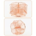 thumbnail image 5 of Pen Holder under $5! Yrmaups 360 Degree Rotating Rose Gold Pen Holder, Desk Organizer for Office Supplies,schoolArt Tools, Multi Compartment, Metal Mesh, Stylish, 5 of 9