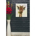 thumbnail image 3 of Epic Graffiti 'Giraffe and Flower Glasses 3' by Fab Funky, Canvas Wall Art, 20"x24", 3 of 3