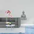 thumbnail image 2 of Estatua De Buda De Resina Con Forma De Flamenco, Escultura De Pájaro, Mono, Arte Moderno, Figura De Jardín, Budista, Coleccionable Para Decoración Del Hogar, Patio, Estanque, Parterre De, 2 of 8