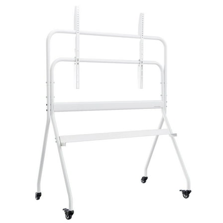 Rolling TV Stand, Mobile TV Cart for 35-100 Inch LED/LCD/OLED Flat/Curved TVs, Portable Monitor Stand with Wheels Hold up to 198 lbs for Living Room, Bedroom, Office, Outdoor, Max VESA 800x600mm