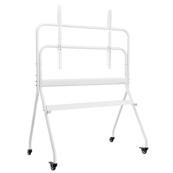 Rolling TV Stand, Mobile TV Cart for 35-100 Inch LED/LCD/OLED Flat/Curved TVs, Portable Monitor Stand with Wheels Hold up to 198 lbs for Living Room, Bedroom, Office, Outdoor, Max VESA 800x600mm