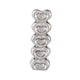thumbnail image 2 of Jarrón de cerámica con forma de corazón para arreglos florales, elegante mesa Plata 7x45x21cm, 2 of 9