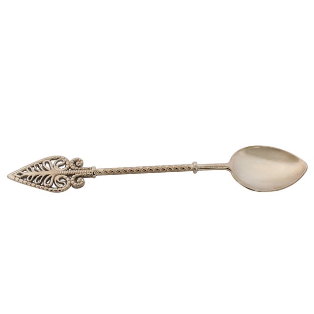 Cuchara de café Baoblaze Estereoscópica Retro Acero inoxidable 4 Colores