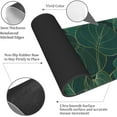 thumbnail image 3 of Green Leaf Tropical Botanical Abstract Large Gaming Mouse Pad, Extended Big Keyboard Mouse Mat, Long Computer Gaming Mousepad for Home Office Work Desk Stitched Eges Non-Slip Base Mouse Pads Mat, 3 of 6