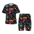 thumbnail image 1 of Fotbe Animals Under Water Pijama Estampada de 2 Piezas para Niños – Ropa de Dormir de Manga Corta Cómoda para Niños y Niñas, Camiseta y Shorts de Algodón-X-Large, 1 of 6