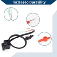 thumbnail image 5 of Unique Bargains Starter Motor Connector for Mercury Marine XS 1977-1993 Engine Starter Motor Plug Pigtail Harness Black 1 Set, 5 of 7