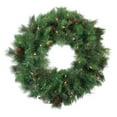 thumbnail image 2 of Northlight 24" Prelit Royal Oregon Pine Artificial Christmas Wreath - Clear Lights, 2 of 6