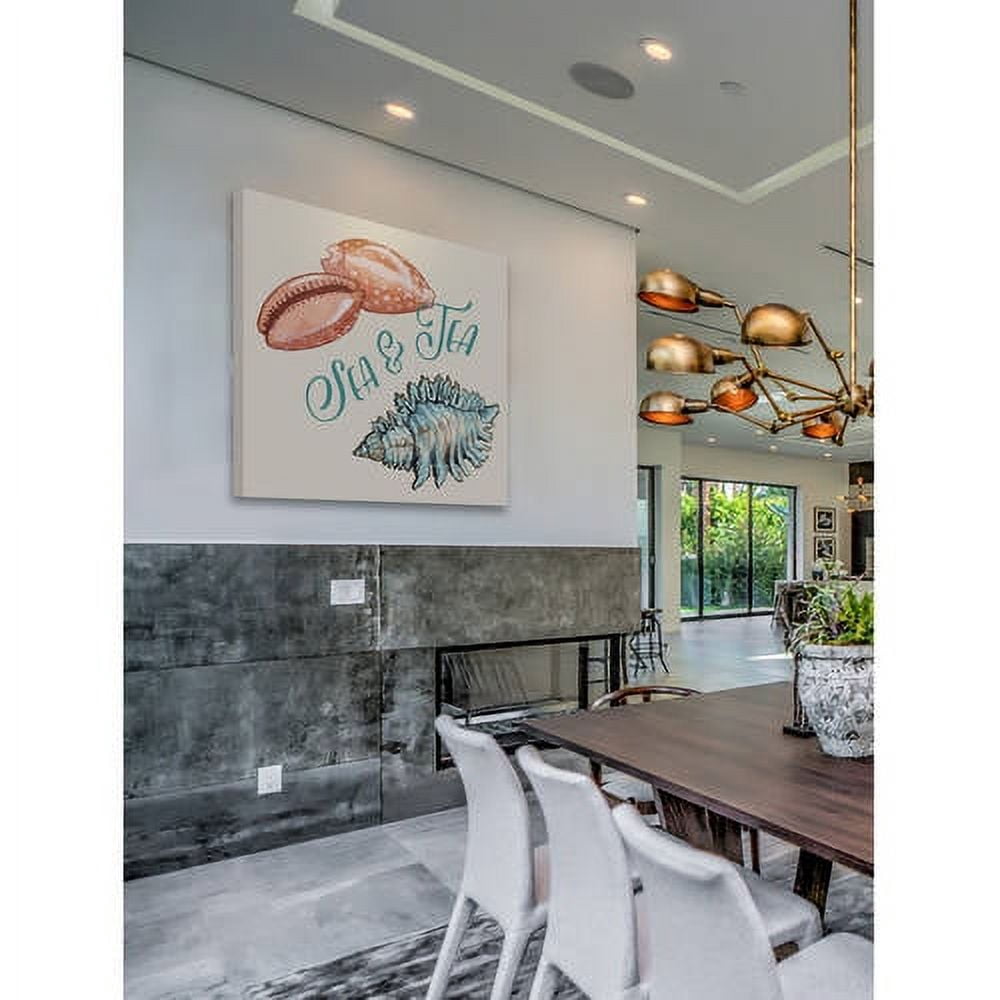"Sea & Tea" Painting Print on Wrapped Canvas