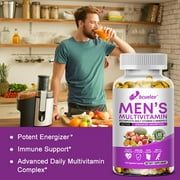 Bcuelov Mens Multivitamin and Multimineral Capsules Complete Daily Support with Vitamins B12 A D C Zinc Magnesium 120 Softgels