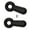 Black, variant on Picture Frame Backing Clips Black 1" with Screws Large Size 100 Pack - Retaining Clips For Picture