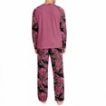 thumbnail image 3 of Halloween Pajamas Men Cute Holloween Print Casual Crew Neck 2 Piece Lounge Sets 2 Piece Nightwear Soft Pjs Lounge Sets, 3 of 4