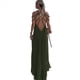 thumbnail image 4 of Vestido de Fiesta con Cuello Halter y Nudo de Cuerda para Mujer (Verano 2024) Verde Talla Única, 4 of 9