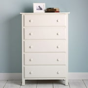 Sauder Sea Cliff 5-Drawer Chest, White Mist