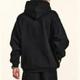 thumbnail image 5 of Thick Cotton Lined Hoodies Winter Oversized Blank Hoodies Warm Sweatshirts, 5 of 5