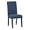 Blue, variant on WestinTrends Linox Upholstered Dining Room Chairs, Modern Parsons Chair Linen Fabric Kitchen Dining Table Chairs with Solid Wood Legs, Brown