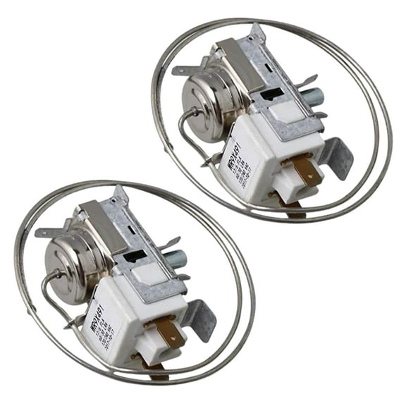 Scaroo WR9X491 Refrigerator Temperature Control Thermostat for GE 2-Pack
