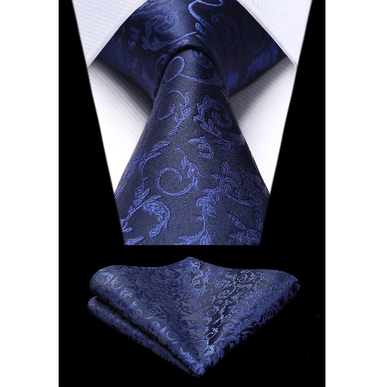 Alizeal Men's 4-Piece Paisley Waistcoat Set - Classic Jacquard Vest With Tie & Bow Tie