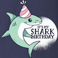 thumbnail image 3 of CafePress - Shark Birthday Long Sleeve T Shirt - Long Sleeve Dark T-Shirt, 3 of 4