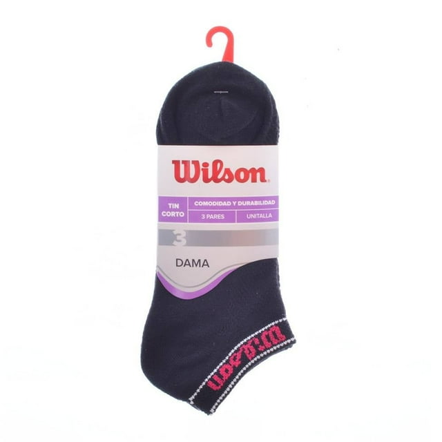 Tin Wilson para Mujer, Corto Negro 3 Pares Unitalla de 23 a 25 cm