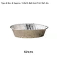 thumbnail image 4 of Toystoory Almohadilla de papel de aluminio para freidora de aire de 50 piezas, accesorios para hornear domésticos, revestimiento para barbacoa Herramientas y accesorios para hornear, 4 of 6