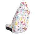 thumbnail image 2 of Wukai Cute Owl Full Set Car Seat Covers with Soft Padding Universal Auto Front Seats Protector and Cushion Mat, 2 of 5