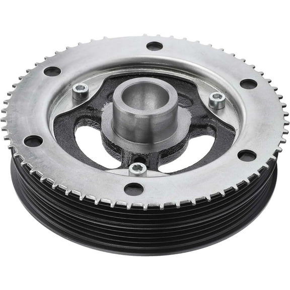 A-Premium Engine Harmonic Balancer Pulley Compatible with Ford Explorer Focus 13-18, Escape Fusion 13-20, Edge Mustang 15-20, Taurus 13-17 & Lincoln MKZ 13-20, MKC 15-19, L4 2.0L 2.3L, for# CJ5Z6312F
