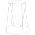 thumbnail image 1 of Braiding Stand Metal Lamp Harp Shade Holder Ring Industrial Lamp Shade Lamp Shade Adaptor Lamp Shade Cage, 1 of 3