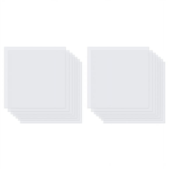 20Pcs 7Mil Blank Stencil Sheets, 12 x 12 Inch Mylar Template Stencil Material for & Silhouette Machines