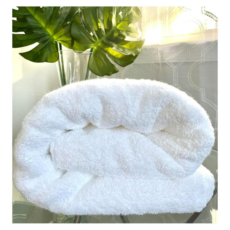 Cintbllter Purely Organic Bliss 100% Organic Cotton Bath Towel (White, 2), Size: 30
