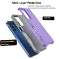 thumbnail image 3 of For Samsung A15 6.5" 5G Case ,Sturdy Phone Case for Galaxy A15 5G 2024,Tiflook Shockproof Protection Heavy Duty Armor Hard Plastic & Rubber Rugged Bumper 2-in-1 Case Cover ( Purple ), 3 of 6