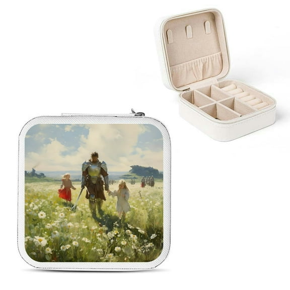 ZFLMY Customize your own  jewelry box with family photos, aesthetic printed decoration - a customized gift for her, him or a friend