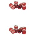 thumbnail image 4 of Thinsony 4 Pieces Car Tire Valve Stems Caps Flag Pattern Rim Sleeve Dustproof Cover Repair Parts for Bicycle Vehicle Motorcycle Red 2Set, 4 of 6