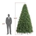thumbnail image 5 of 10FT Artificial Christmas Tree, Full Premium Hinged Artificial Pine Tree with 5090 Branch Tips, 1200 Lights Warm Color with Colorful 10 Modes, Metal Stand for Outdoor & Indoor (Green), 5 of 9