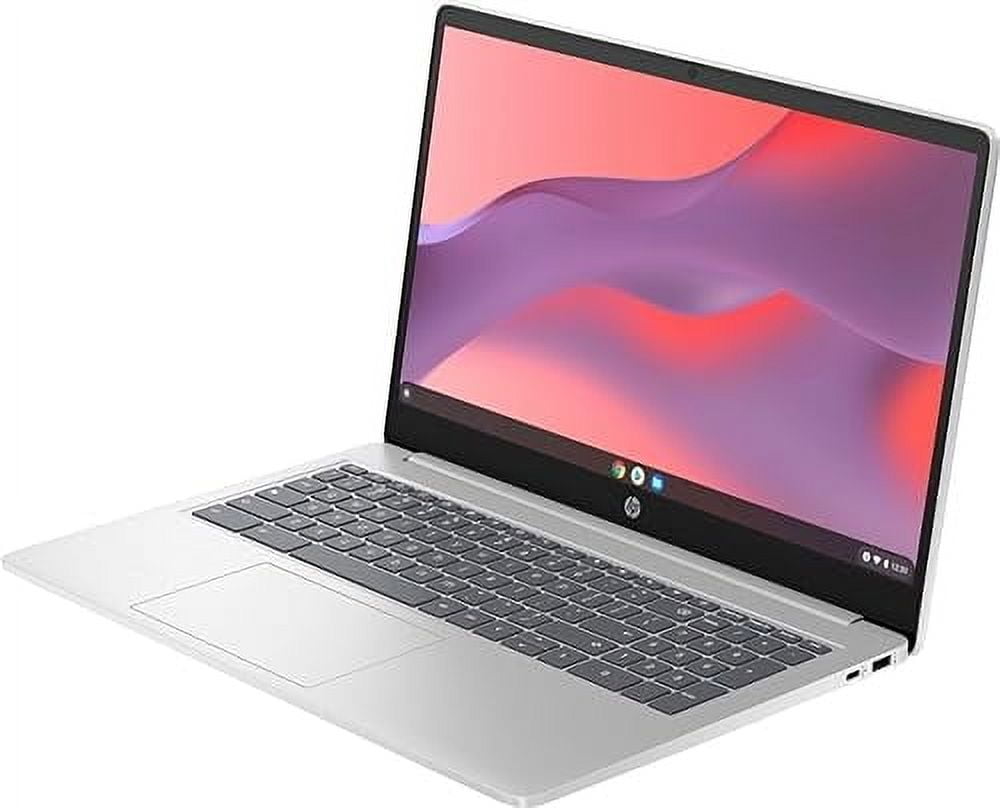 HP Chromebook Laptop for Student - 15.6" HD Display, Intel Processor N200(4-core), 8GB RAM, 64GB eMMC, Intel UHD Graphics, Up to 10H Long Battery Life, Wi-Fi 6, Bluetooth, Chrome OS