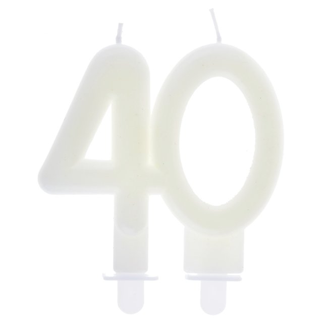 Chandelle de Luxe Phosphorescente pour 40e Anniversaire - Réalisez une Fête Tendance dès Maintenant!