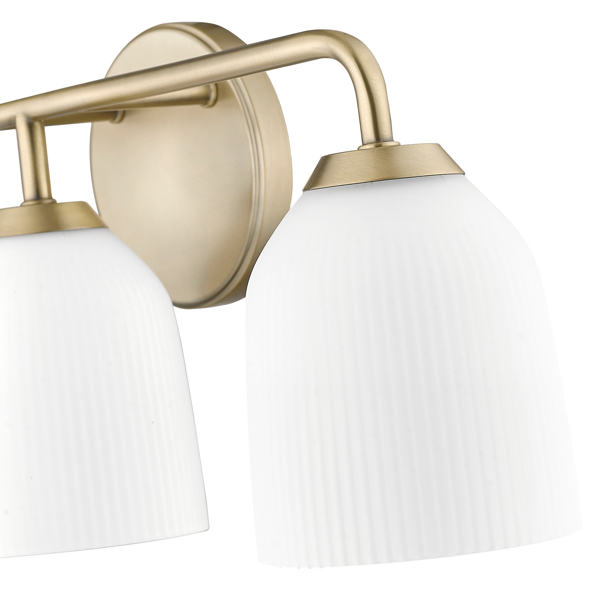 Open Box Millennium Lighting Norah 3 Light Vanity Fixture 3 Light - Vintage Brass