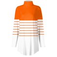 thumbnail image 4 of Topvent Tee Shirts For Women Fall Casual Long Sleeve Shirts Sweatshirt Stripe Printed High Neck Top Pullover, 4 of 5