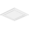 thumbnail image 2 of 30"W x 20"H x 10 1/2"C x 1"P Diamond Architectural Grade PVC Contemporary Ceiling Medallion, 2 of 11