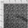 thumbnail image 2 of oneOone Cotton Flex Gray Fabric Tropical Craft Projects Decor Fabric Printed By The Yard 40 Inch Wide, 2 of 5