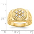 thumbnail image 5 of Auriga Fine Jewelry 14K Yellow Gold AA Diamond Men's ring Size- 11.5, 5 of 7