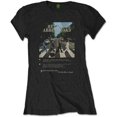 thumbnail image 1 of The Beatles - Camiseta 8 Track Abbey Road para Mujer (Negro), 1 of 2