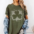 thumbnail image 5 of Splatter Shamrock Silhouette St Patrick&rsquo;s Day T-Shirt, Retro Lucky Clover Tee, 5 of 8